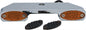 Turn Signal Bar W/Amber Led Narrow Glide Chr