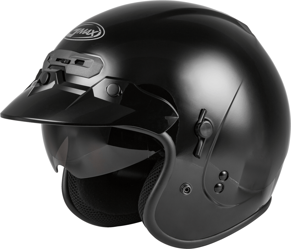 Gm 32 Open Face Helmet Black Xl