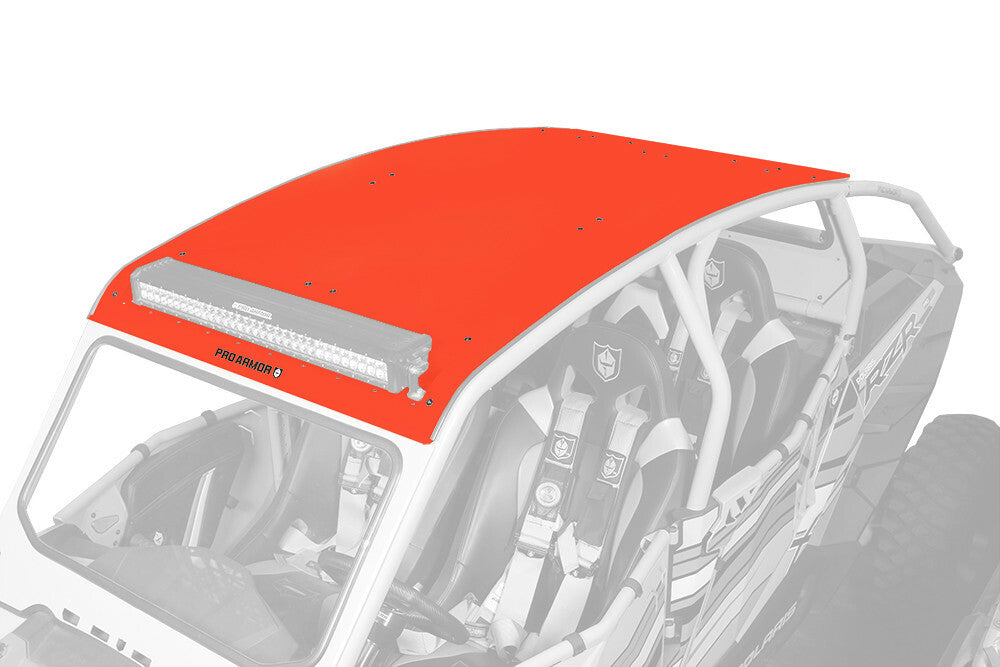 Asylum Roof W/Light Bar Pocket Red