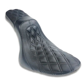 CMC 2 UP SEAT BLACK STITCH HARLEY DAVIDSON SOFTAILS 00-17 - The Speed Shop Canada