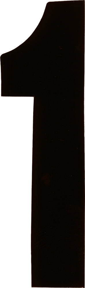 #1 7" Black Extreme Digits 3/Pk