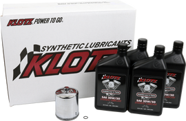 Basic Harley Davidson 4qt Synthetic Oil Change Kit