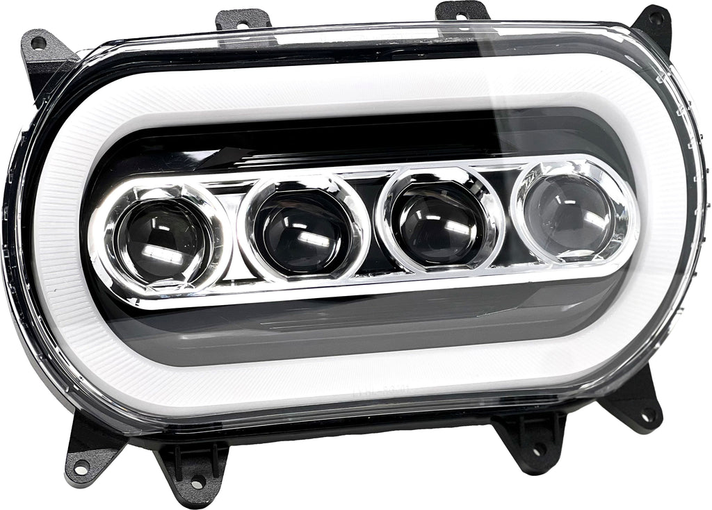 Quad Beam Integrted Led Headlight `15 Up Fltr
