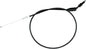 Black Vinyl Throttle Pull Cable