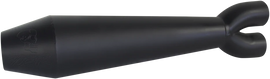 TBR TBRComp S Gen 2 2-1 Scout exhaust in black, showcasing sleek design and durable construction for motorcycle performance.