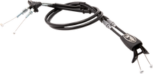 Load image into Gallery viewer, Rev  2/3  Black  Vinyl  Thrott Yam Push Pull  Cable  Set