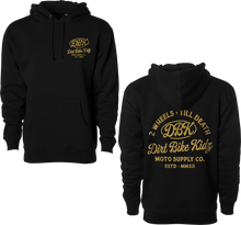 Load image into Gallery viewer, Gold Nugget Hoodie Black Sm