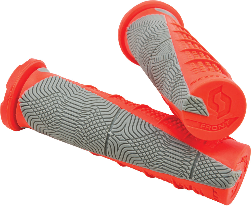 Deuce Grip Atv Neon Red/Grey