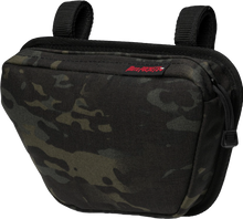 Load image into Gallery viewer, T Bar Bag Black Camo 11x7x2