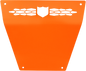Front Race Skid Plate Orange Pol