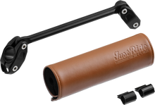 Load image into Gallery viewer, Handlebar Bar Pad Set 165mm Brown Pad W/185mm Brace