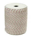 SP1 Poly Starter Rope 4.5mm X 250' Polyester White/Red 12-3160P