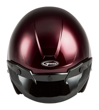 Load image into Gallery viewer, Of 2 Open Face Helmet Wine Red 2x