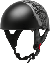Load image into Gallery viewer, Hh 65 Half Helmet Tormentor Naked Matte Black/Silver Xs