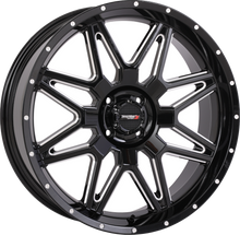 Load image into Gallery viewer, St7 Wheel 20x7 4+3 (+10mm) 4/110 Gloss Black Milled