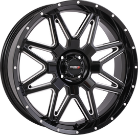 St7 Wheel 20x7 4+3 (+10mm) 4/110 Gloss Black Milled