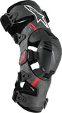 alpine star Supertech Rk-10 Plasma Knee Brace Black/Red Sm 482-00073S