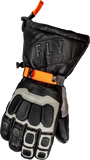 Fly Racing Glacier Gloves Black/Grey/Orange Xs 363-3942XS