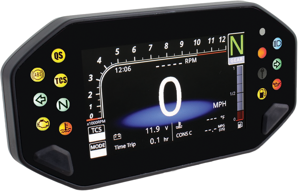 Rx 4 Tft Multifunction Meter Black Yam
