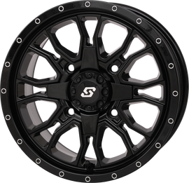 Fusion Dd Wheel  14x7 5+2 4/137 & 4/156 Gloss Black