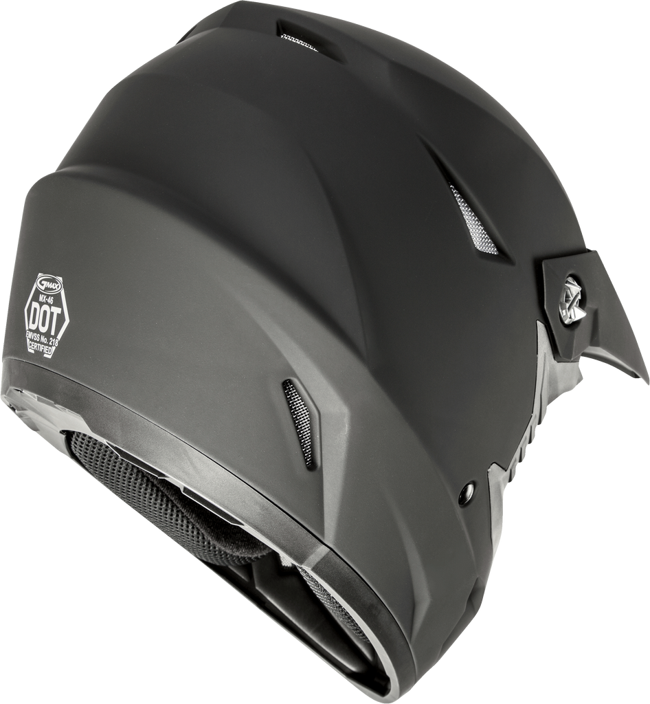 Youth Mx 46y Off Road Helmet Matte Black Yl