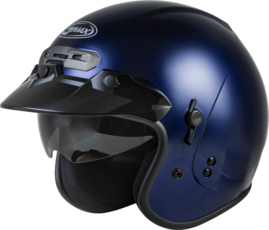 Gm 32 Open Face Helmet Blue Xs