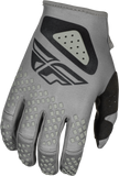 Fly Racing Youth Kinetic Sym Gloves Grey/Black Ys 378-412YS