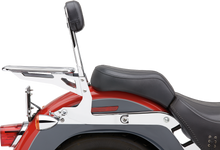 Load image into Gallery viewer, Detachable Backrest Round Chrome Softail 07 17