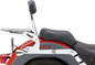 Detachable Backrest Round Chrome Softail 07 17