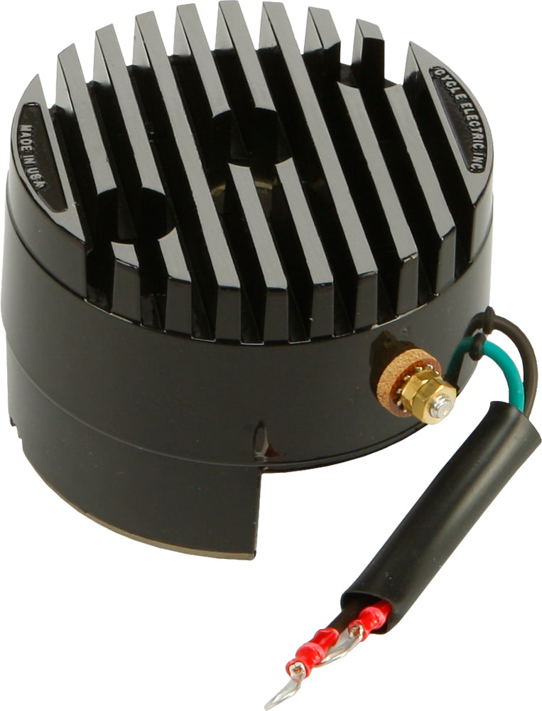 Black 12 Volt Regulator End Cover