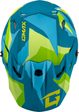 Load image into Gallery viewer, Mx 96 Splinter Helmet Matte Blue/Green Xs