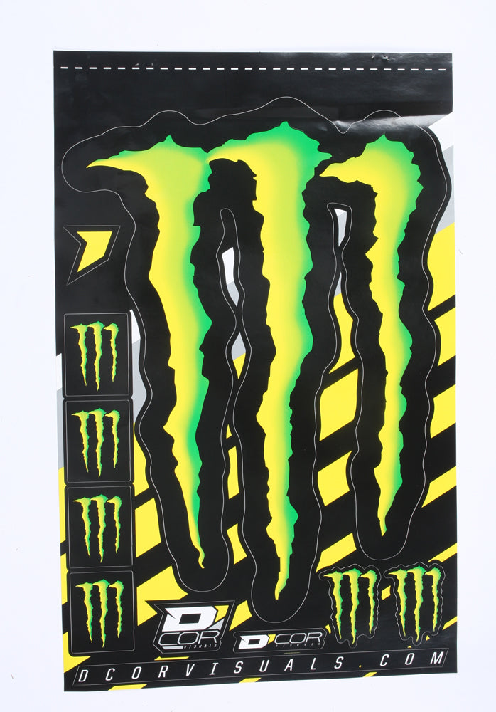 Monster Claw Decal Sheet 4 Mil