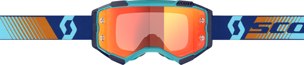 Fury Goggle Royal Blue/Org Orange Chrome Works