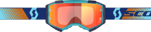 Load image into Gallery viewer, Fury Goggle Royal Blue/Org Orange Chrome Works