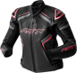 Womens S1 D3o Leather Jacket Blk/Flo Pink Xl