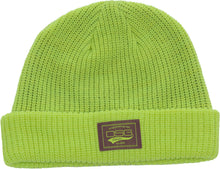 Load image into Gallery viewer, Cap Knit Beanie Neon Lemon
