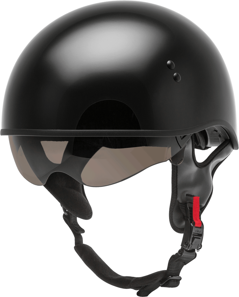 Hh 65 Half Helmet Naked Black Lg