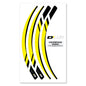 Rim Decals Yellow 4 Pc Set Yel Rim Decals 4 Pc Set