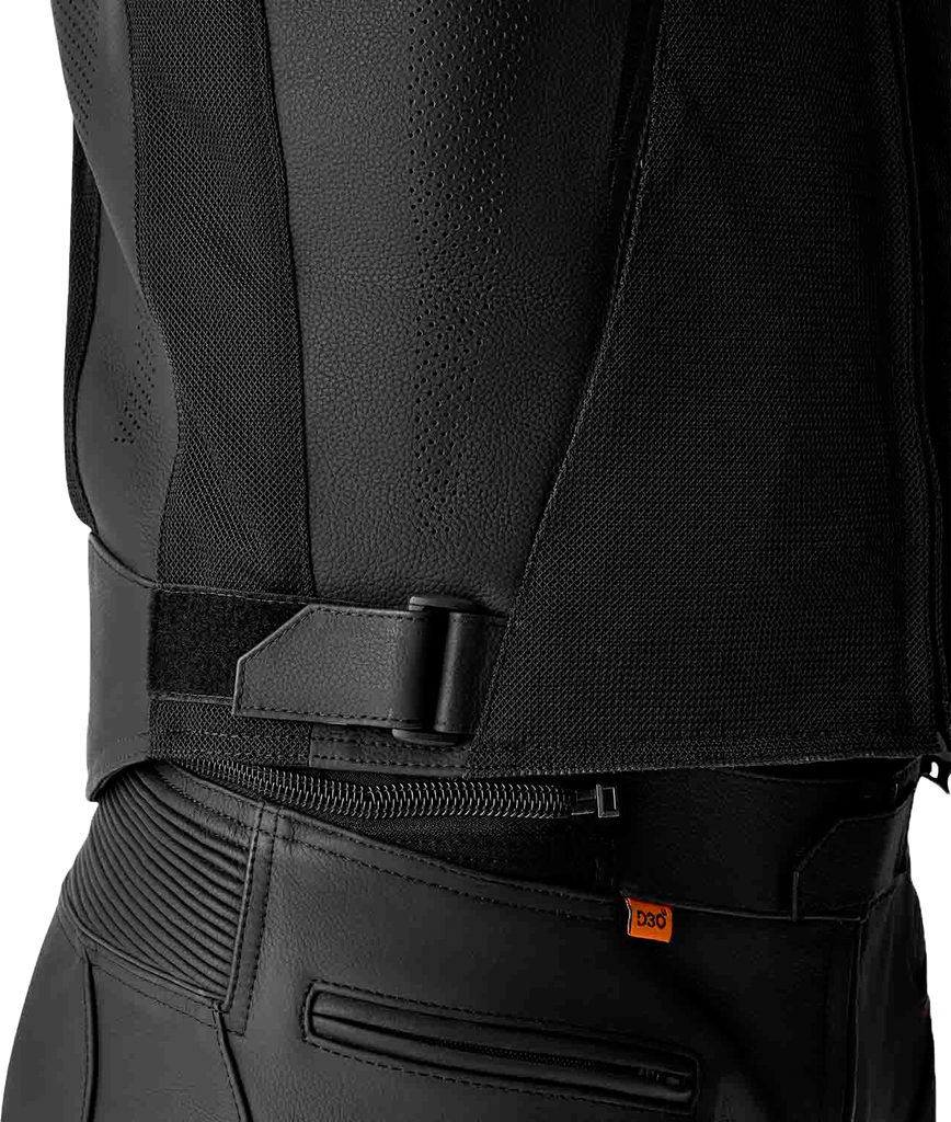 S1 D3o Mesh Leather Jacket Black 5x