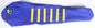 Seat Cover Blue/Yellow W/Ribs