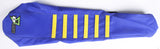 DCOR Seat Cover Blue/Yellow W/Ribs 862-70405