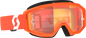 Primal Goggle Orange/White Orange Chrome Works