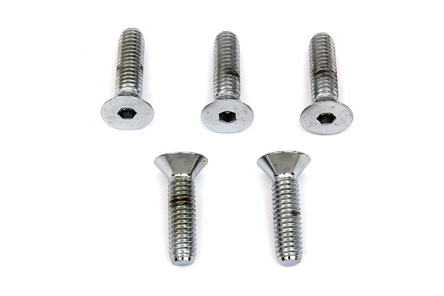 Front Disc Brake Screw Kit Chrome