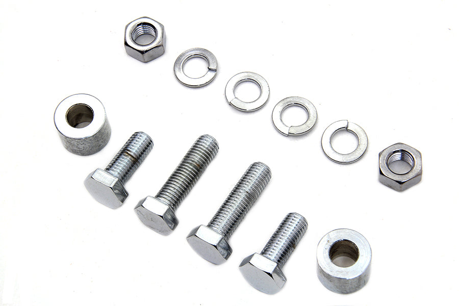 Chrome Oil Tank Mounting Kit