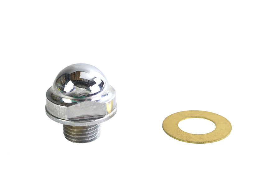 Oil Pump Relief Valve Plug Chrome