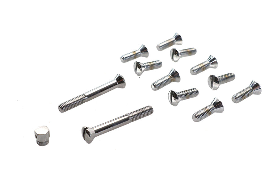 Transmission Top Cover Screw Kit Chrome