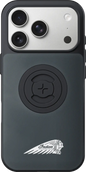 Indian Phone Case W/Headdress Iphone 17 Pro Max Gray W/Logo