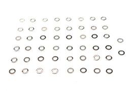 Chrome Flat Washer 1/4 inch Inner Diameter