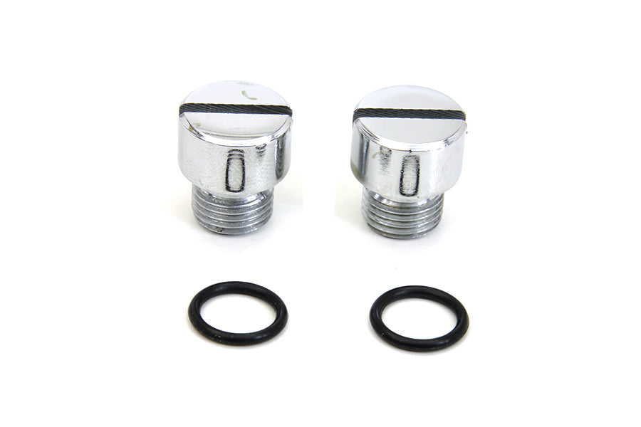 Oil Pump Check and Relief Valve Plug Chrome