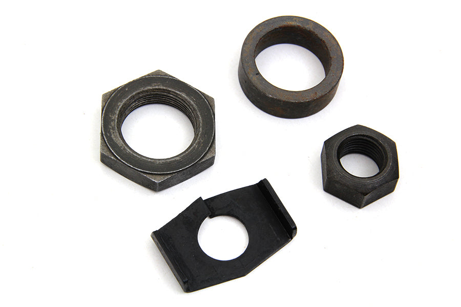 Rear Axle Nut and Lock Kit Parkerized